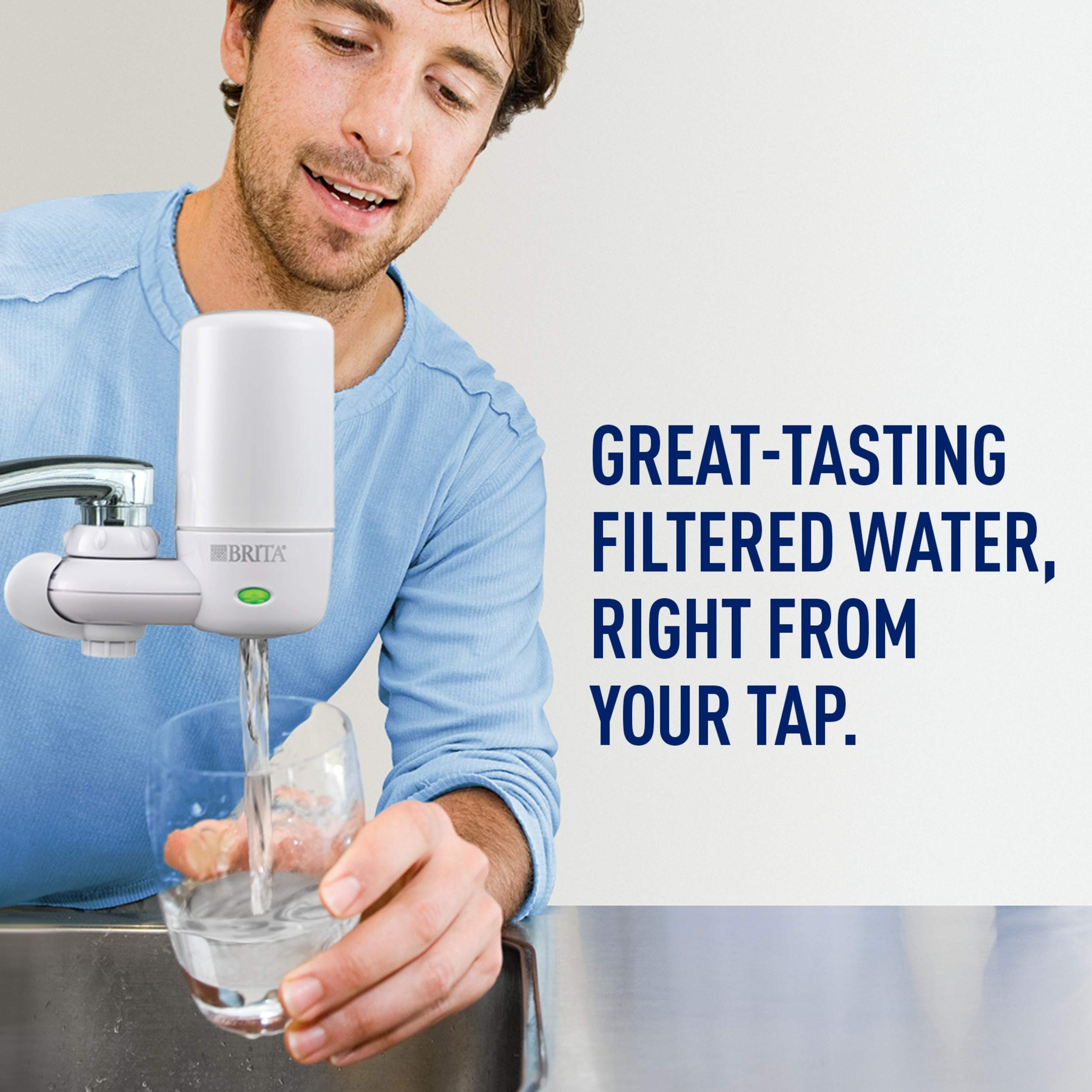 Brita On Tap sediment-trap layer detail for clearer water