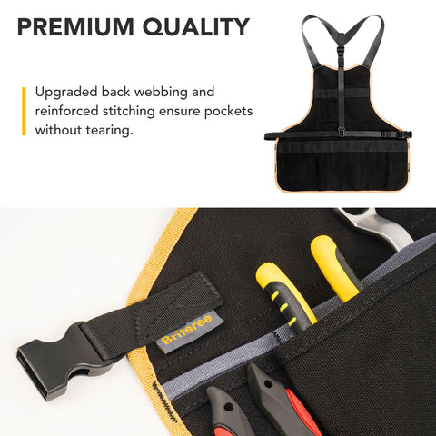 BRITEREE durable 16oz canvas withstands everyday workshop wear and tear