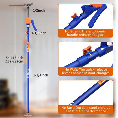 Britevo cabinet jack base rotates 360 degrees for precise positioning