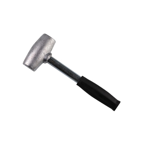 British Wire Wheel 4lb lead hammer with handle for precise, non-marring knocks