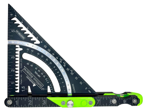 Britton Square 7'' rafter square side view showing compact profile and grip