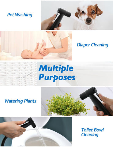 Box contents of BRITULIF bidet sprayer ready for quick setup.