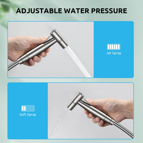 BRITULIF water pressure adjustment feature for gentle cleansing