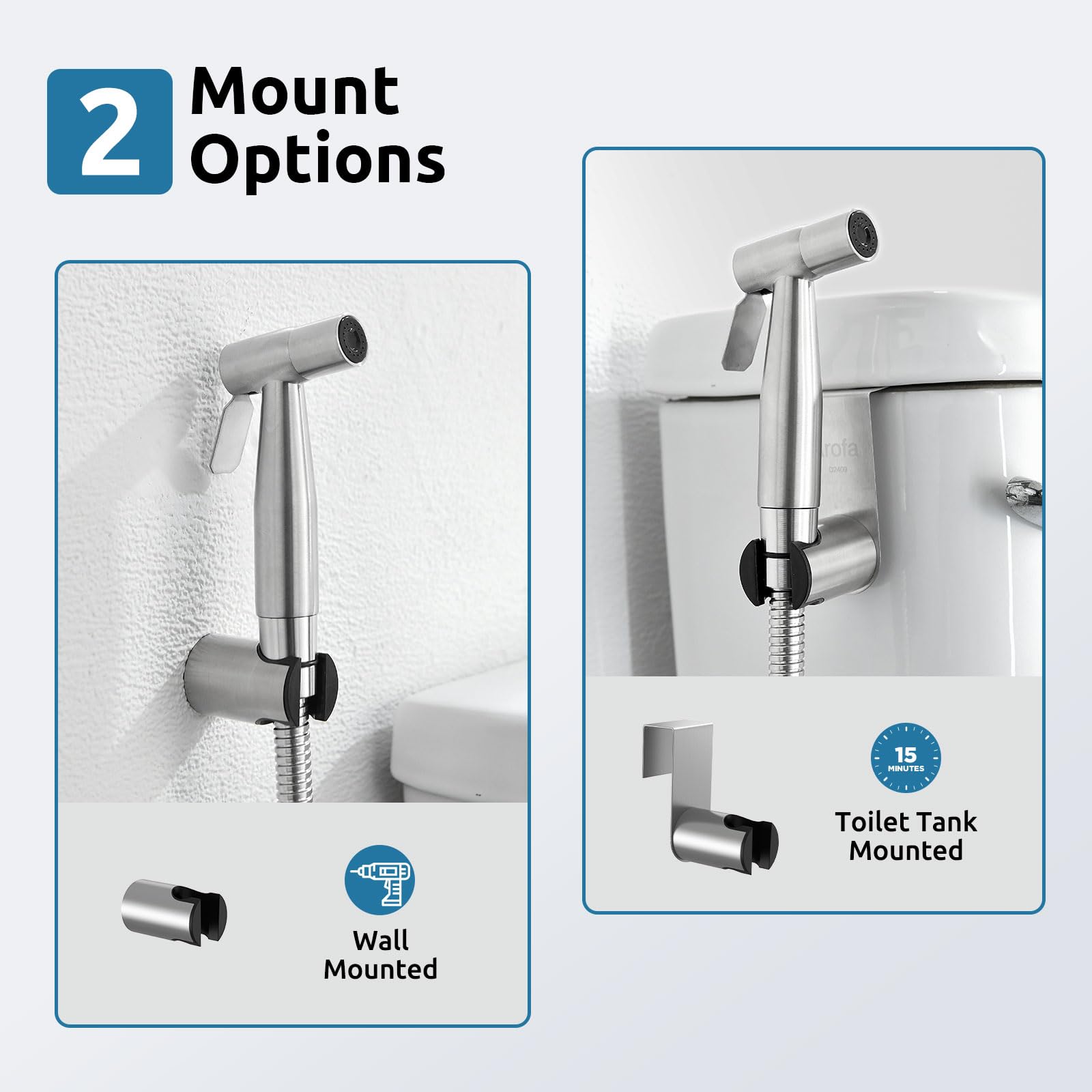 BRITULIF integrated cartridge and stainless hose ensure durable leak-free performance