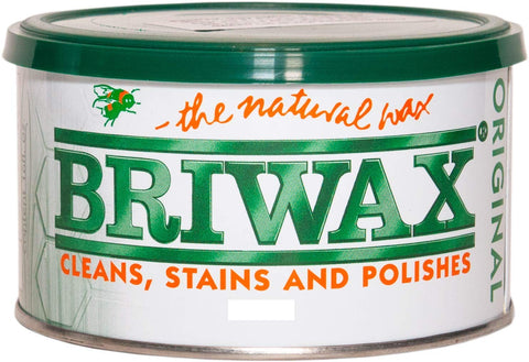 Briwax Original Dark Brown furniture wax for patina and surface protection on wood