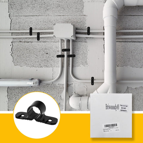 Briwooody basement installation shows neat, organized piping.