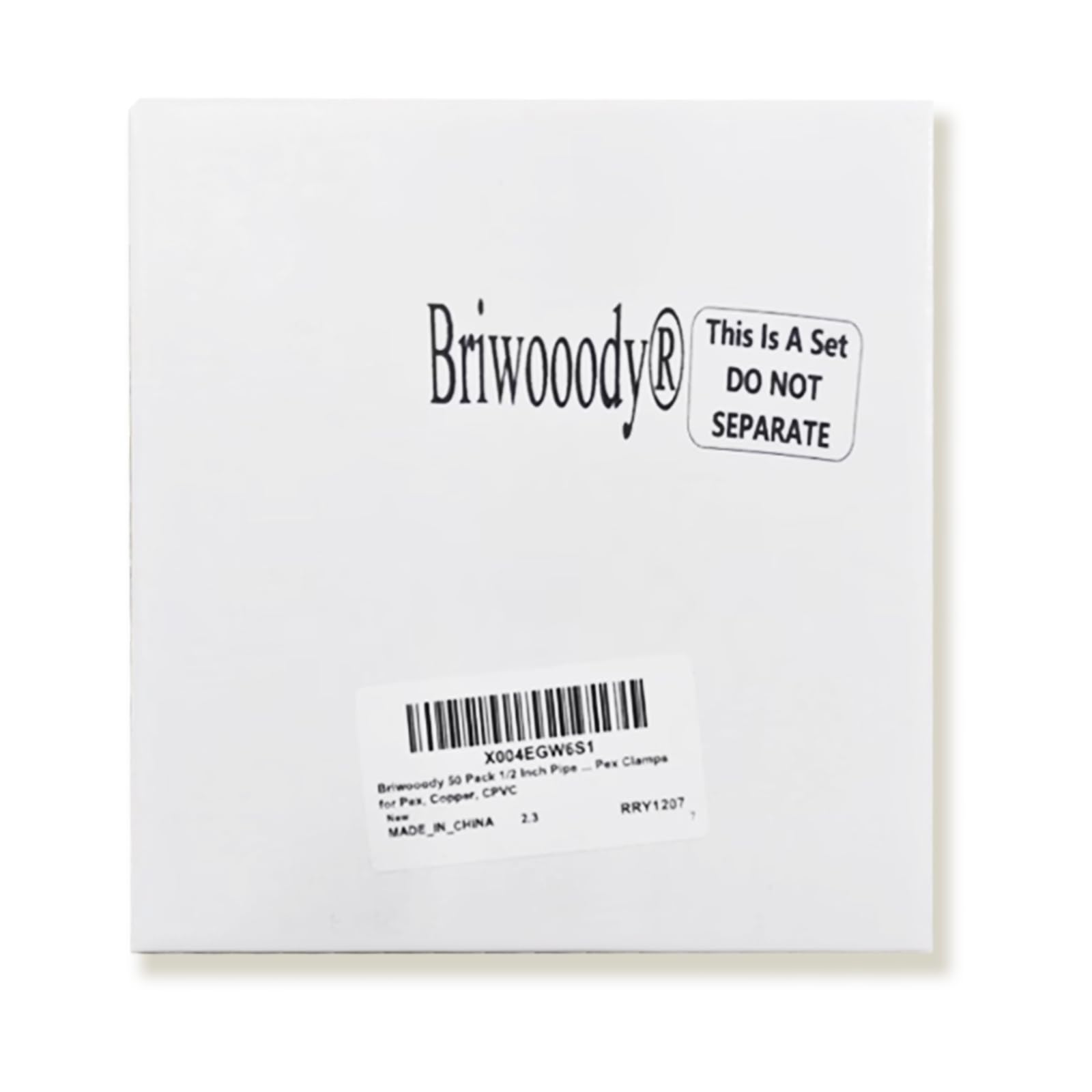 Briwooody bulk 50-piece package ideal for ongoing projects.