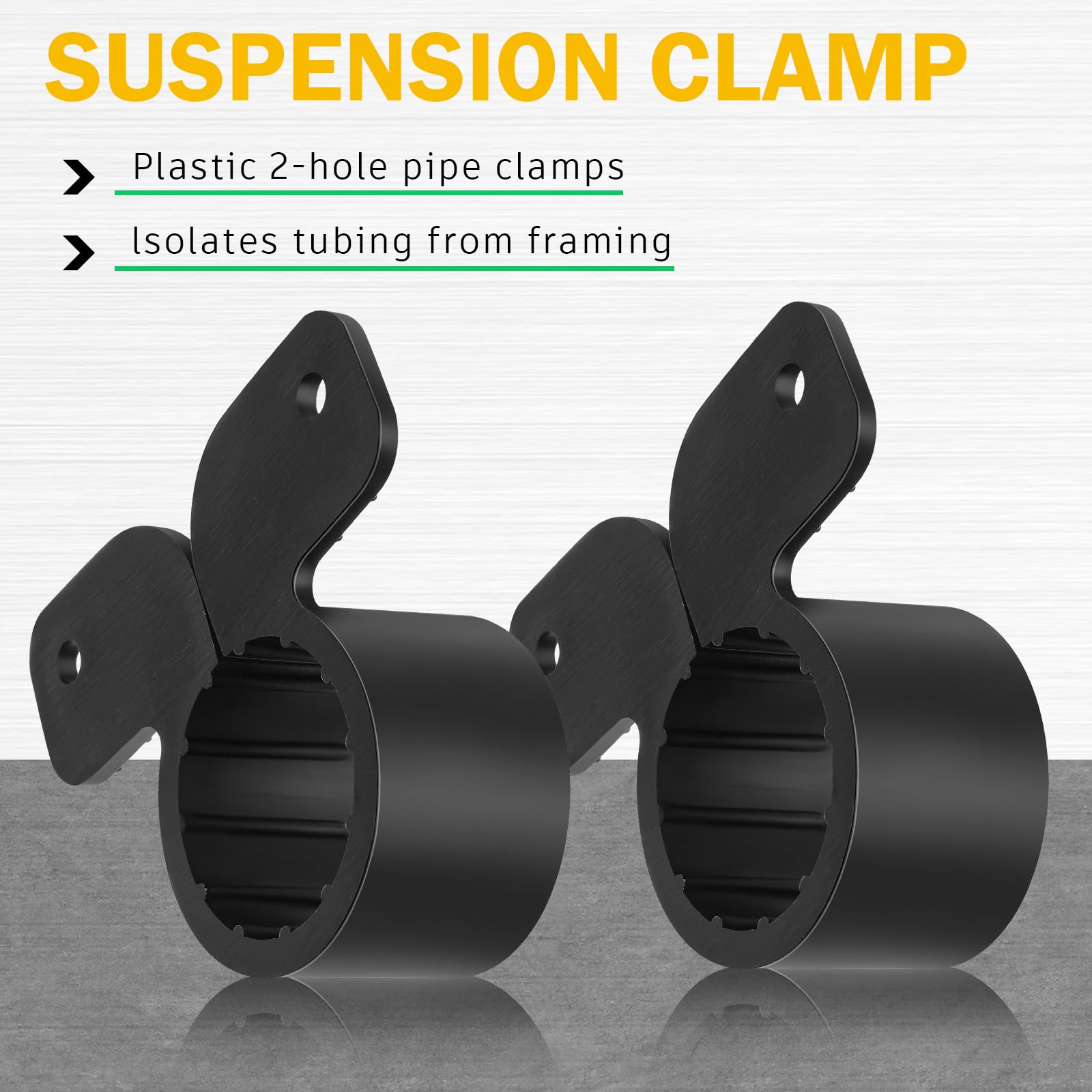 Briwooody copper pipe clamp ensures stable mounts for 3/4-inch tubing