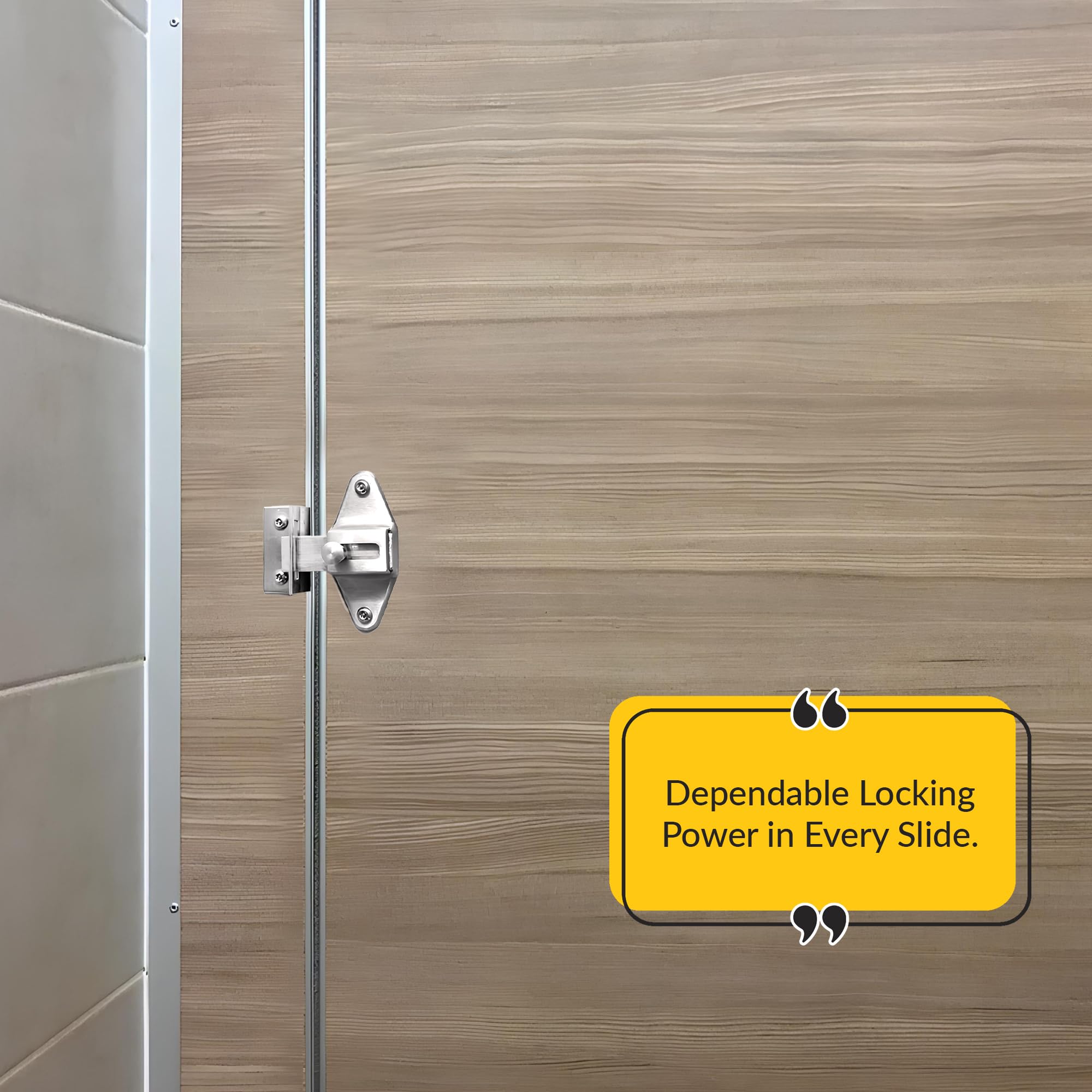 BRIXWELL chrome zinc construction combines durability with a polished look