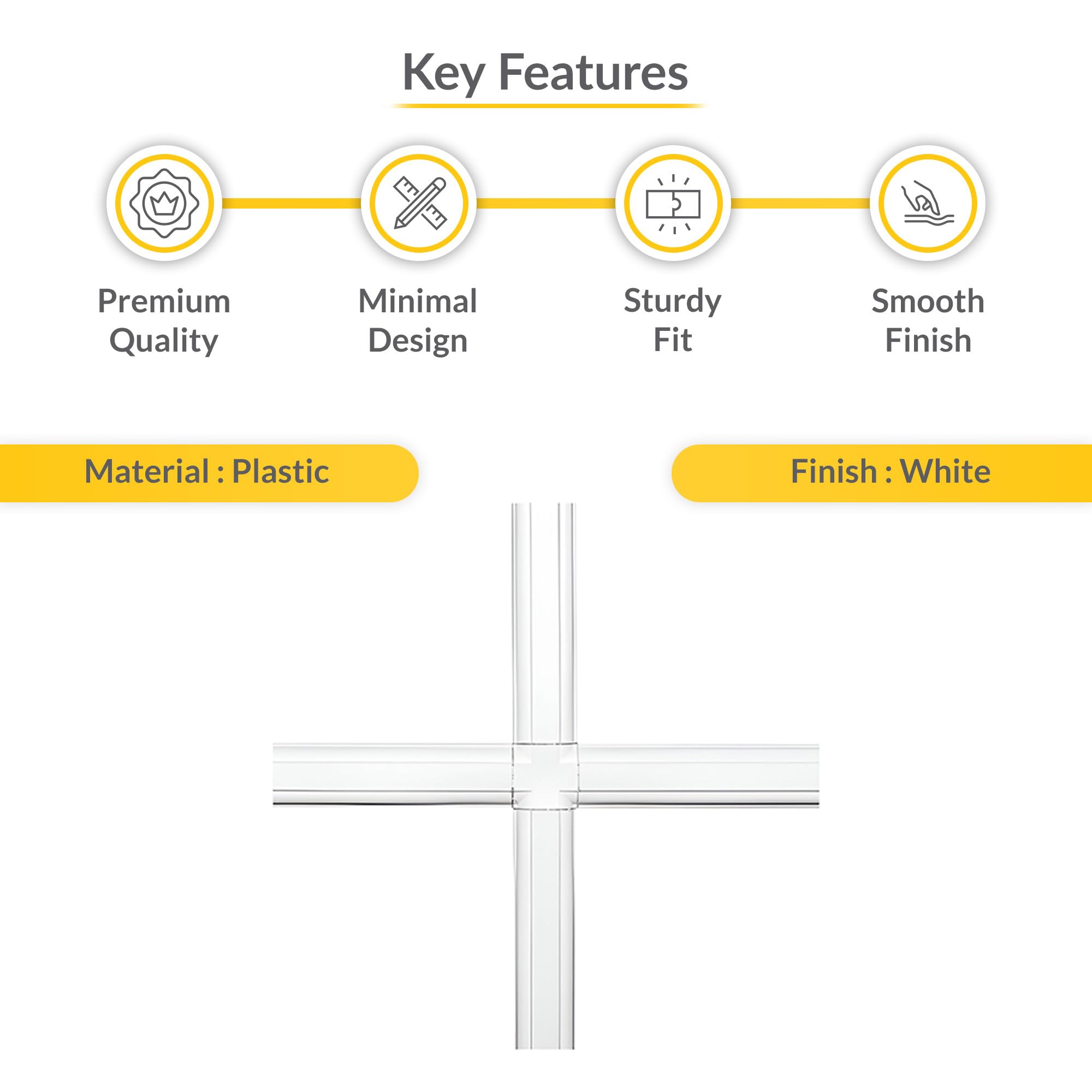 BRIXWELL grille fasteners secure the grid for a tidy removable installation.