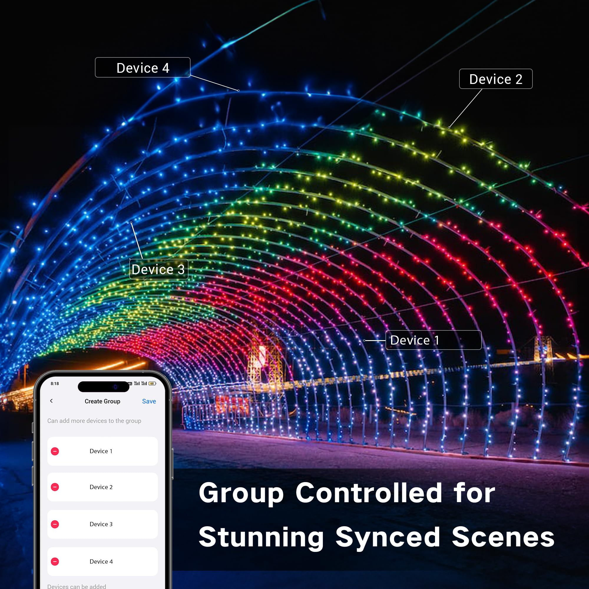 Brizled Pro automations simplify lighting schedules and scenes.