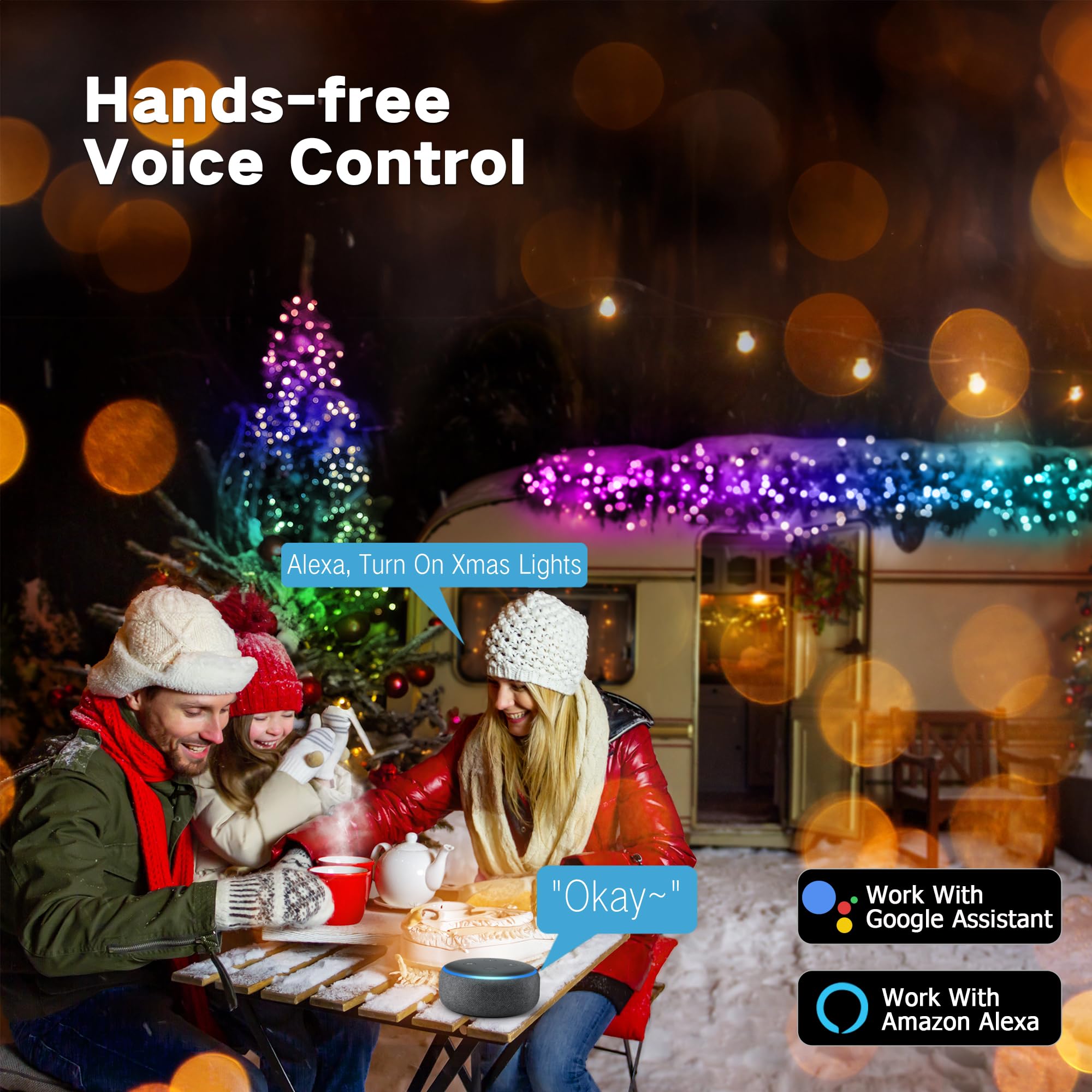 Brizled Pro music-sync lighting reacts to your favorite songs.