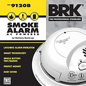 BRK First Alert 9120BFF interconnect setup enables simultaneous alarm across units.