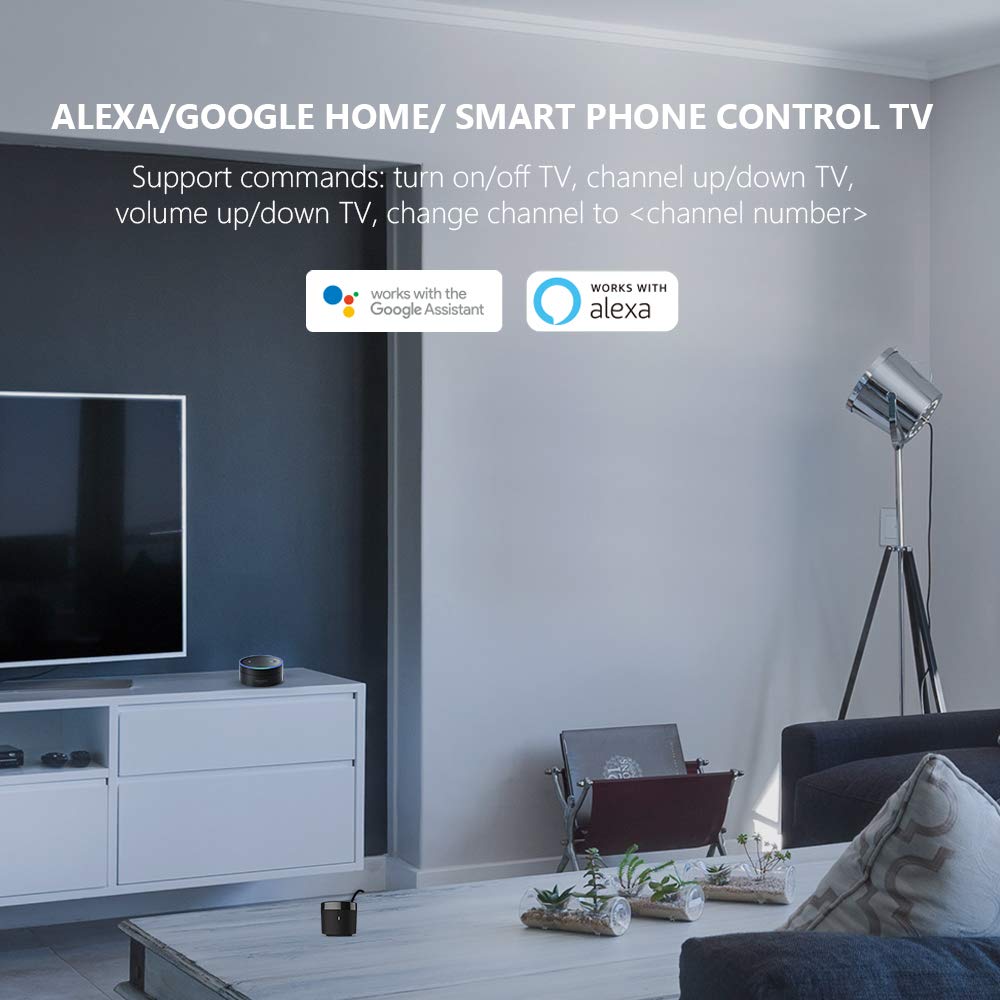 BroadLink RM4 Mini supports 50,000+ IR devices for broad compatibility.