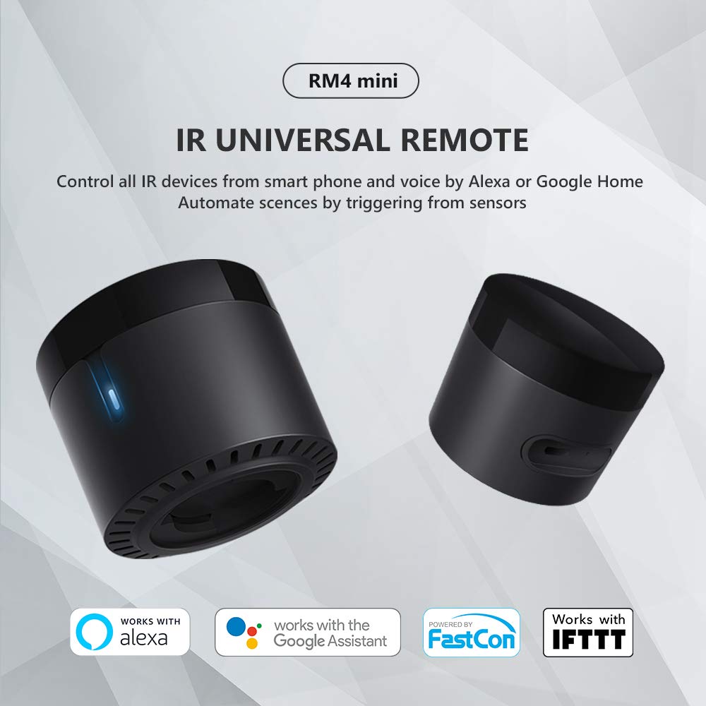 BroadLink RM4 Mini cloud library helps find compatible devices quickly.