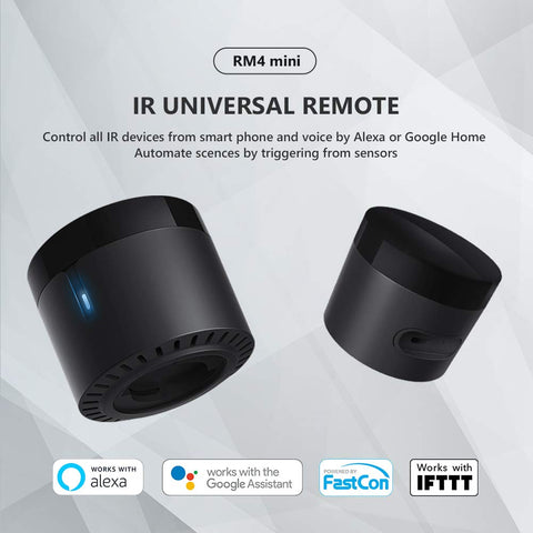 BroadLink RM4 Mini cloud library helps find compatible devices quickly.