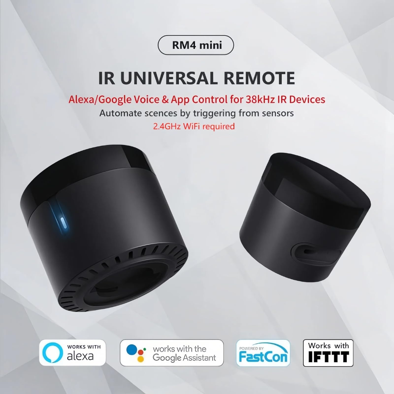 BroadLink RM4 Mini voice control with Alexa and Google Assistant