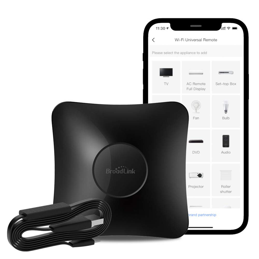 BroadLink RM4 Pro device ready for centralized smart home control.
