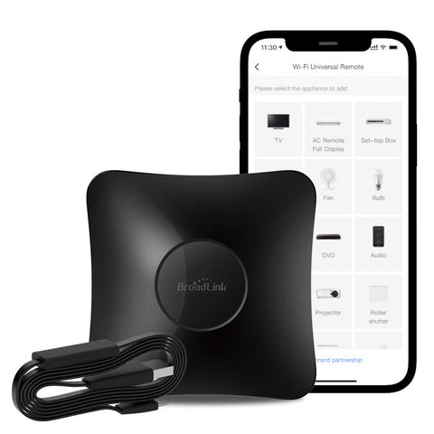 BroadLink RM4 Pro device ready for centralized smart home control.