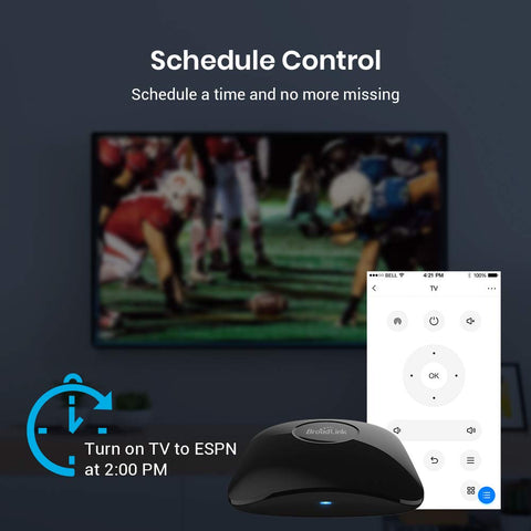 BroadLink RM4 Pro TV control for quick power and input switching