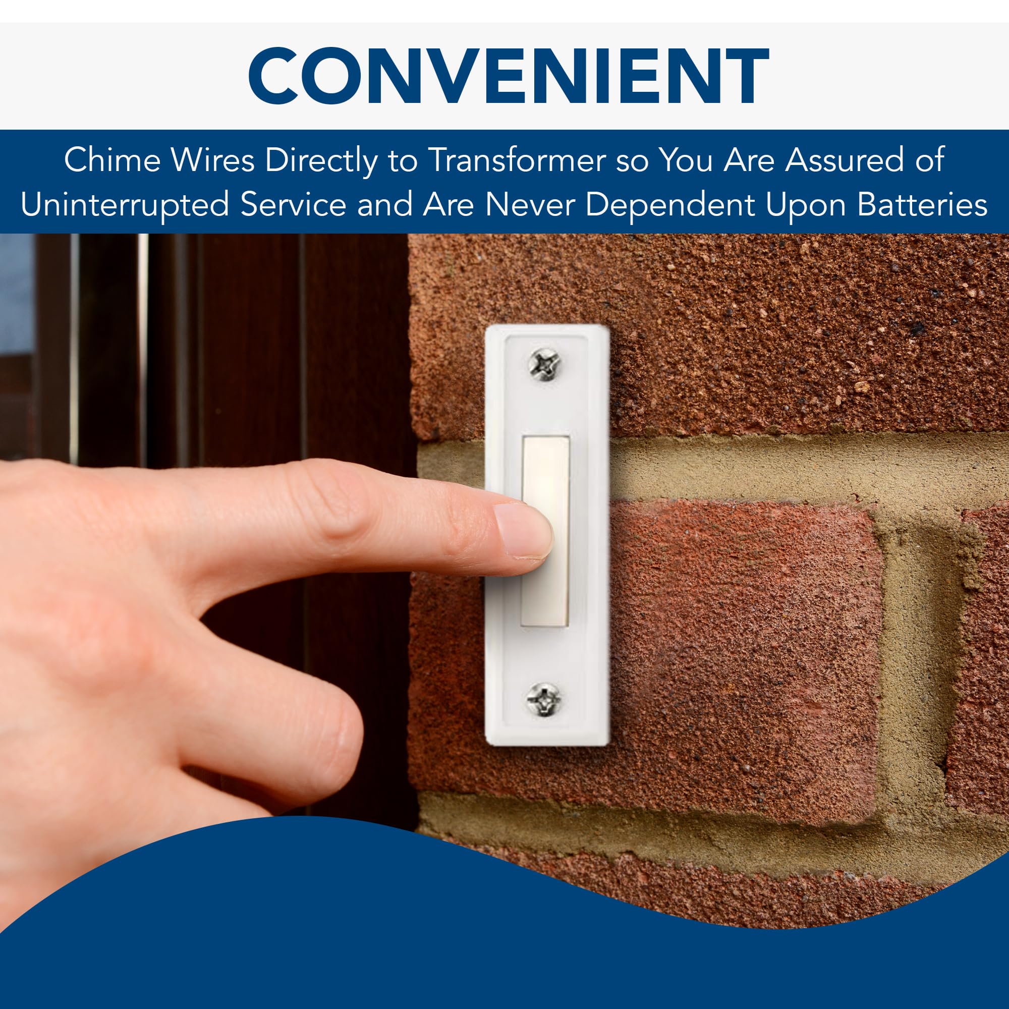 NuTone C905 transformer mounted on wall or with lock mount for flexible placement