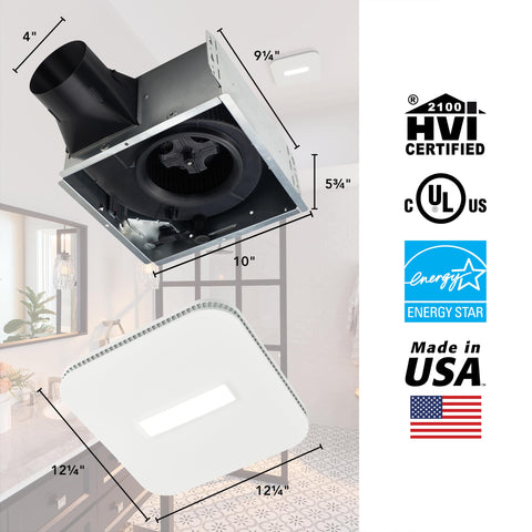 SnapFit flange and FoldAway mounting simplify install
