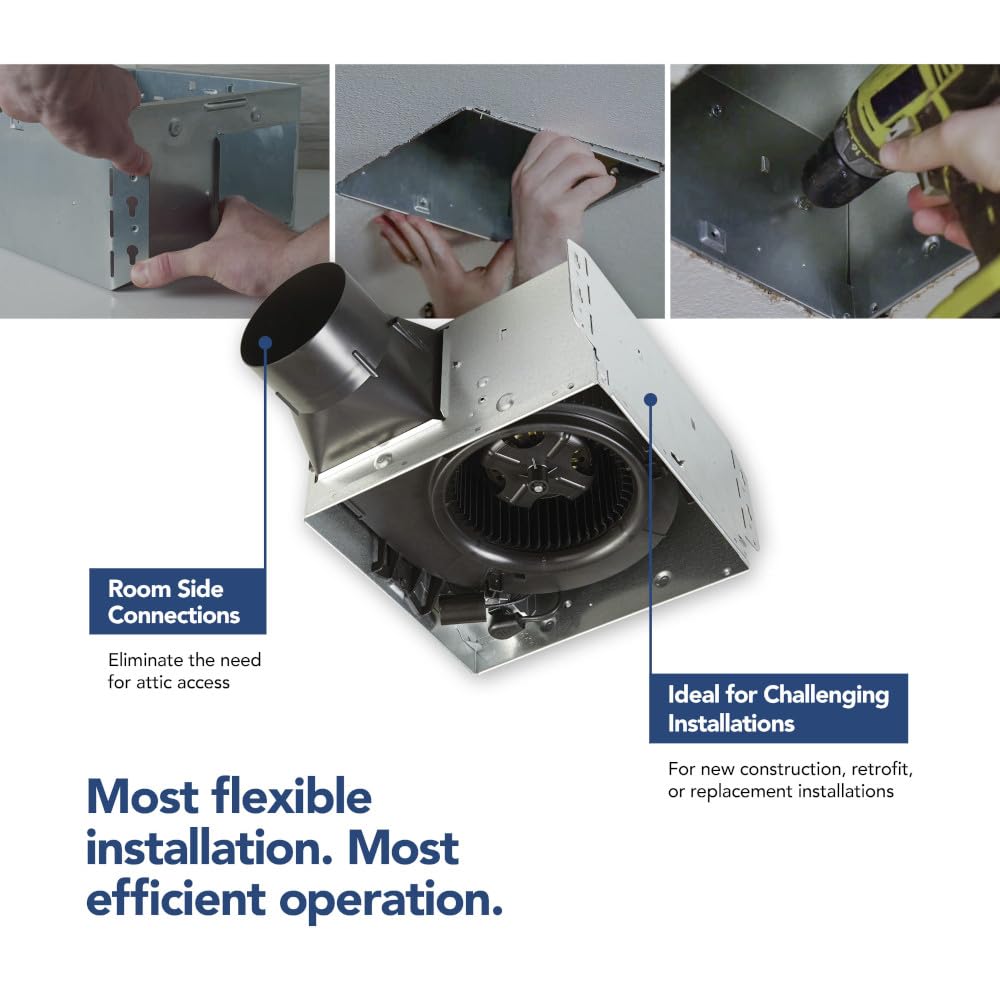 Broan-NuTone AR110LKVV TrueSeal damper lowers air leakage