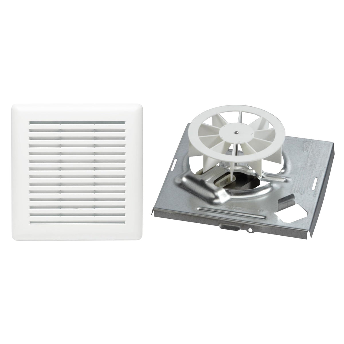Broan-NuTone BKR50SN kit with motor and cover for bath fan upgrade.