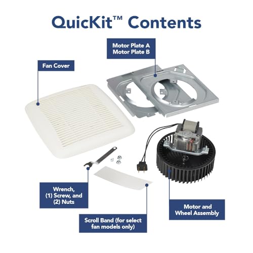 Broan-NuTone BKR60 QuickKit cover and grille for a seamless, low-profile install.