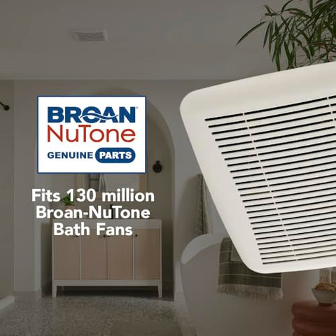 Quiet performance of Broan-NuTone BKR60 improves bathroom air.