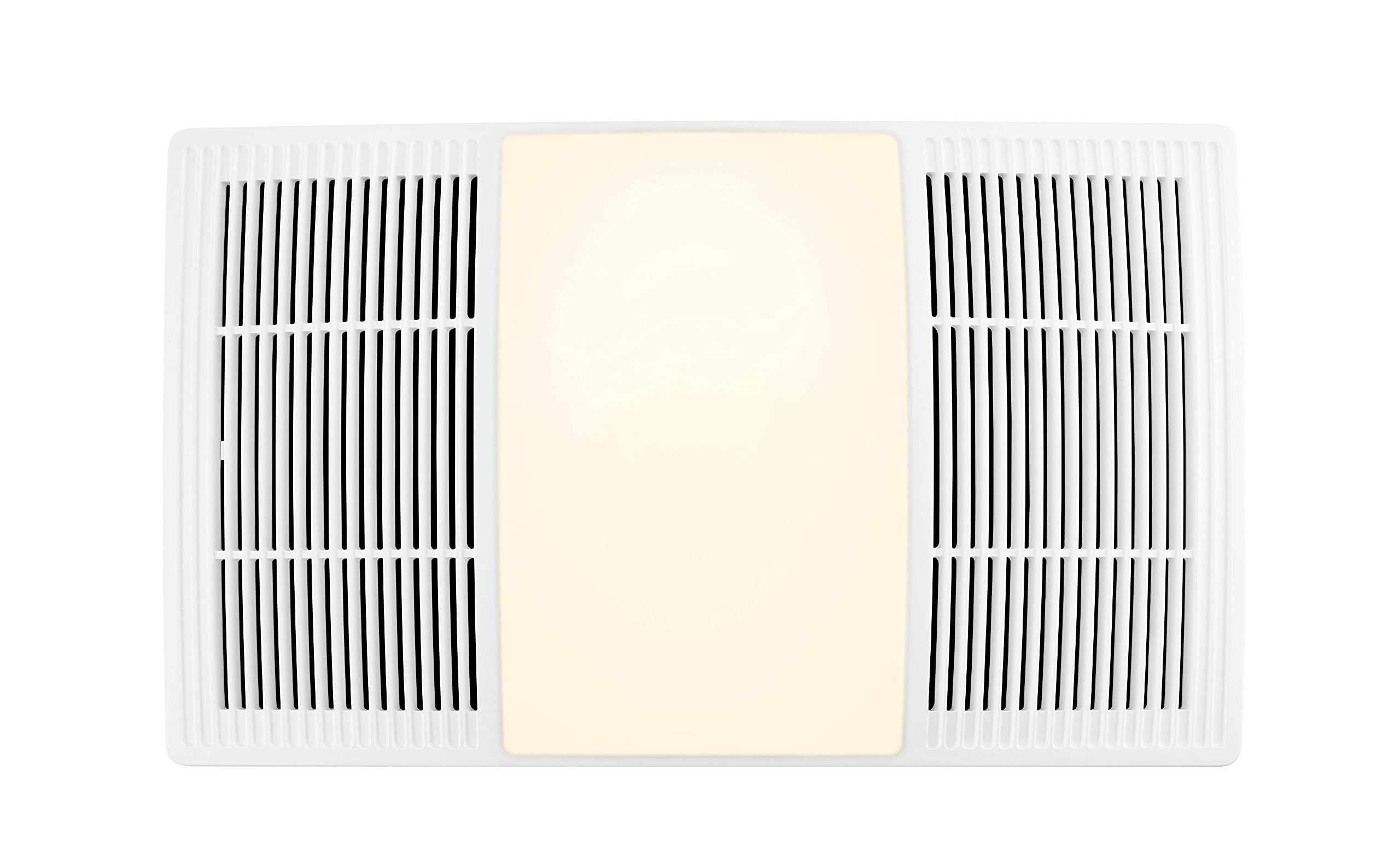 Broan-NuTone FG80HBS dimmable LED installation view for flexible bathroom lighting.
