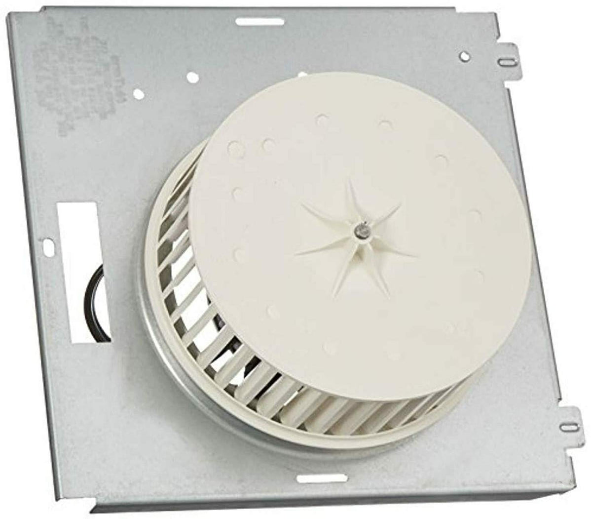 Broan-NuTone Nutone motor 8663RP front view highlights compact design for easy installation.