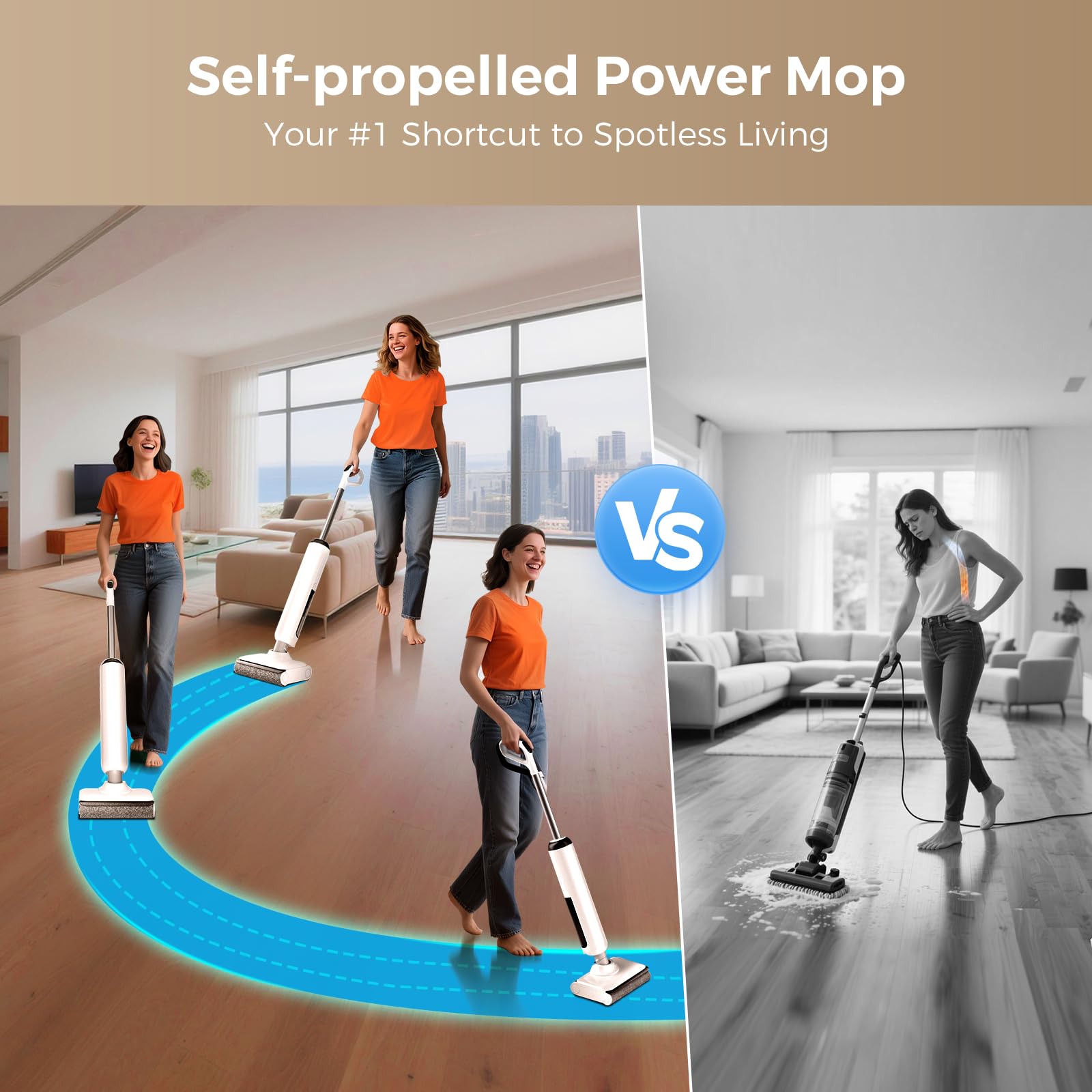 Up to 45 minutes runtime supports whole-house cleaning on one charge.