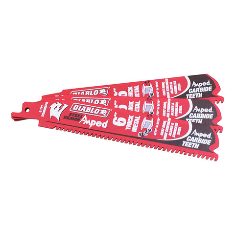 Brock Diablo 6-inch blade with 8 TPI for thick metal cutting