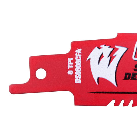 Brock Diablo carbide blade slicing boron steel smoothly
