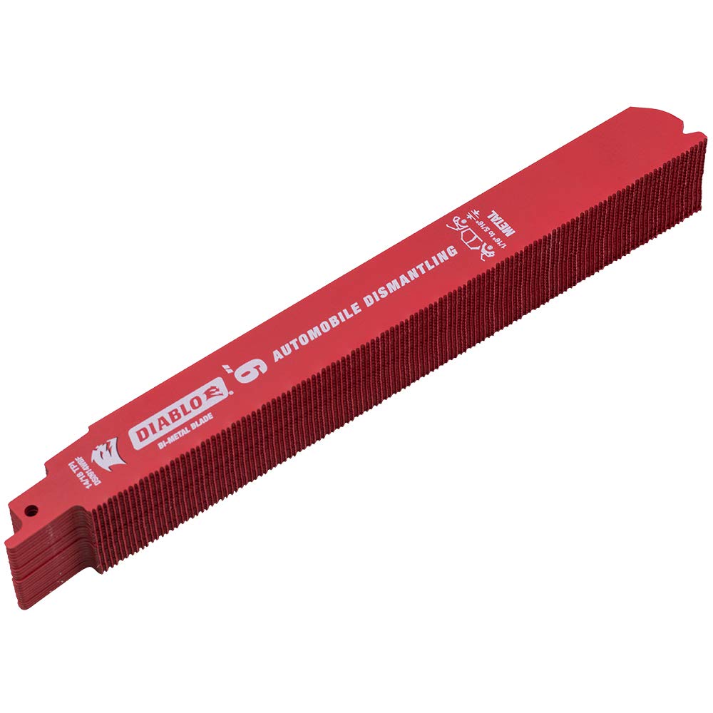 Brock Diablo Steel Demon blade with full contact arched design for faster cuts.
