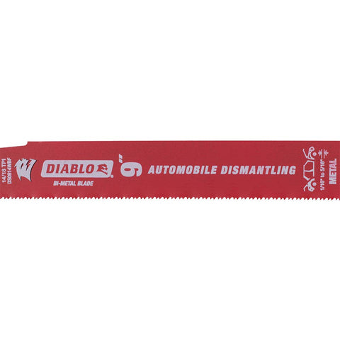 Brock Diablo Steel Demon blade, 9-inch length for heavy metal work.