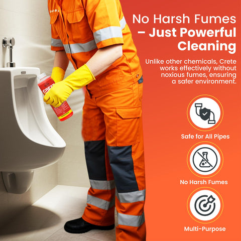 Brodi CRETE odor-control emphasis reduces restroom smells.