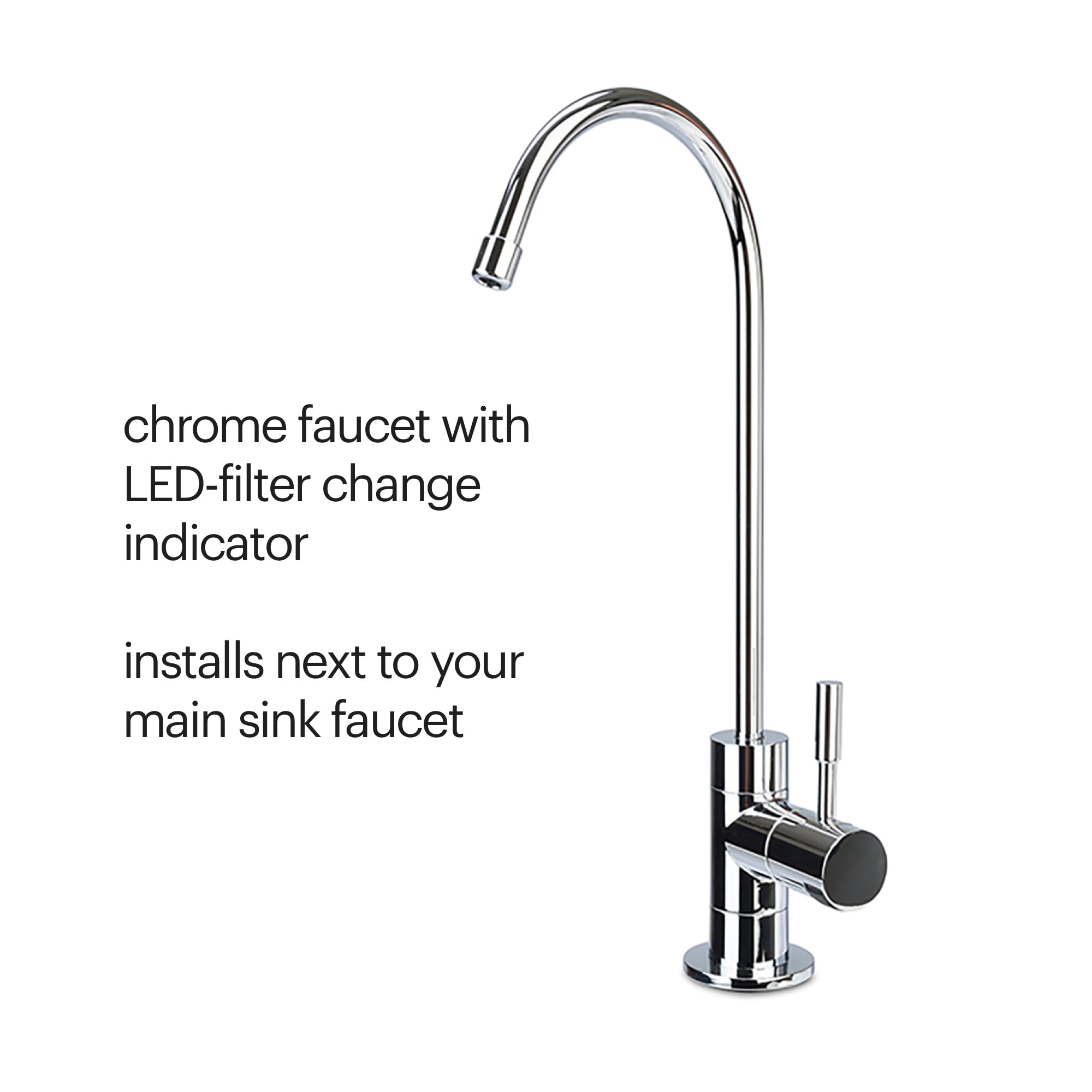 600 gallon capacity keeps purified water flowing longer