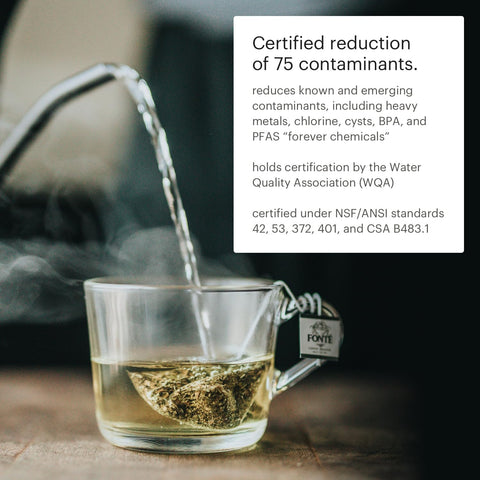 Gold Seal certified for trusted water filtration performance