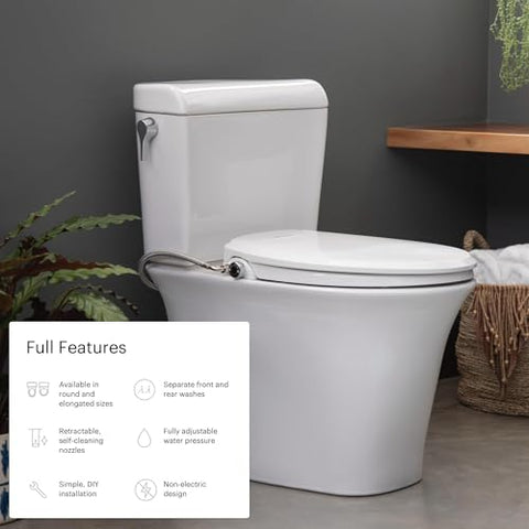 Brondell Ecoseat dual nozzles offer versatile front and rear options