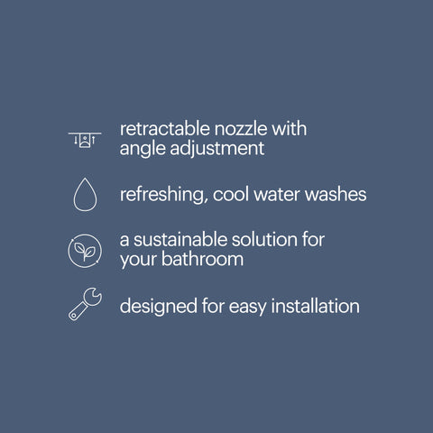 Brondell FreshSpa slim thinline profile fits under most toilet seats