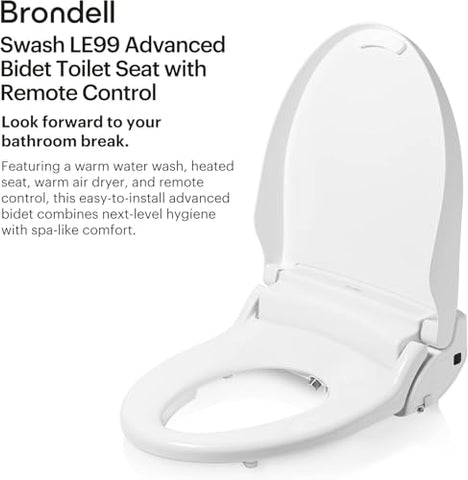 Brondell LE99 warm water wash for a refreshing cleanse