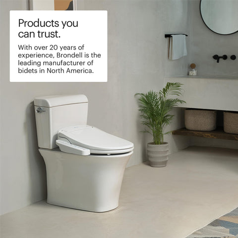 Brondell SE400 elongated-seat fit suits standard elongated toilets securely.