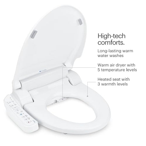 Brondell SE400 side-arm control panel for easy, personalized wash settings.