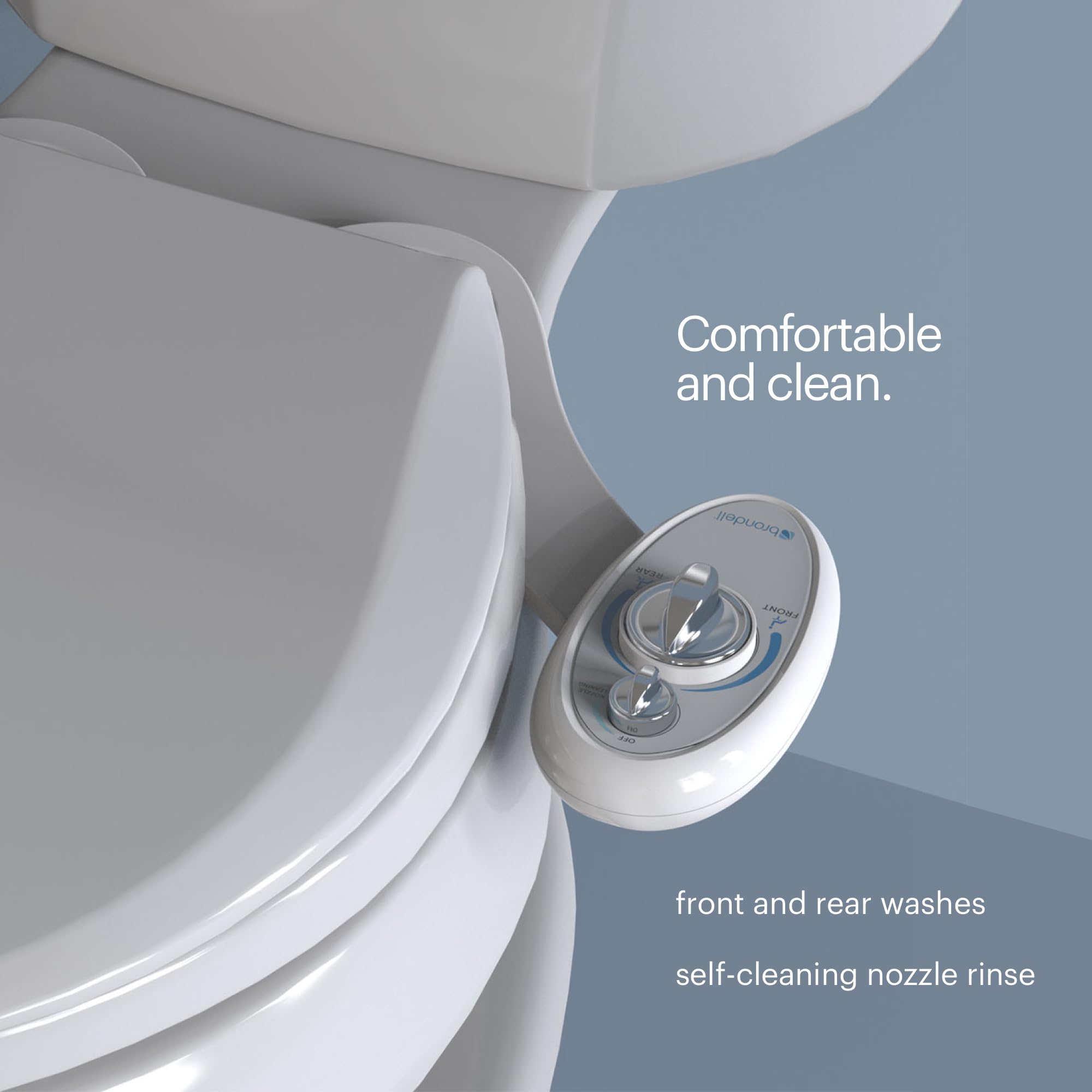 Brondell SouthSpa easy install with included hardware, no tools required