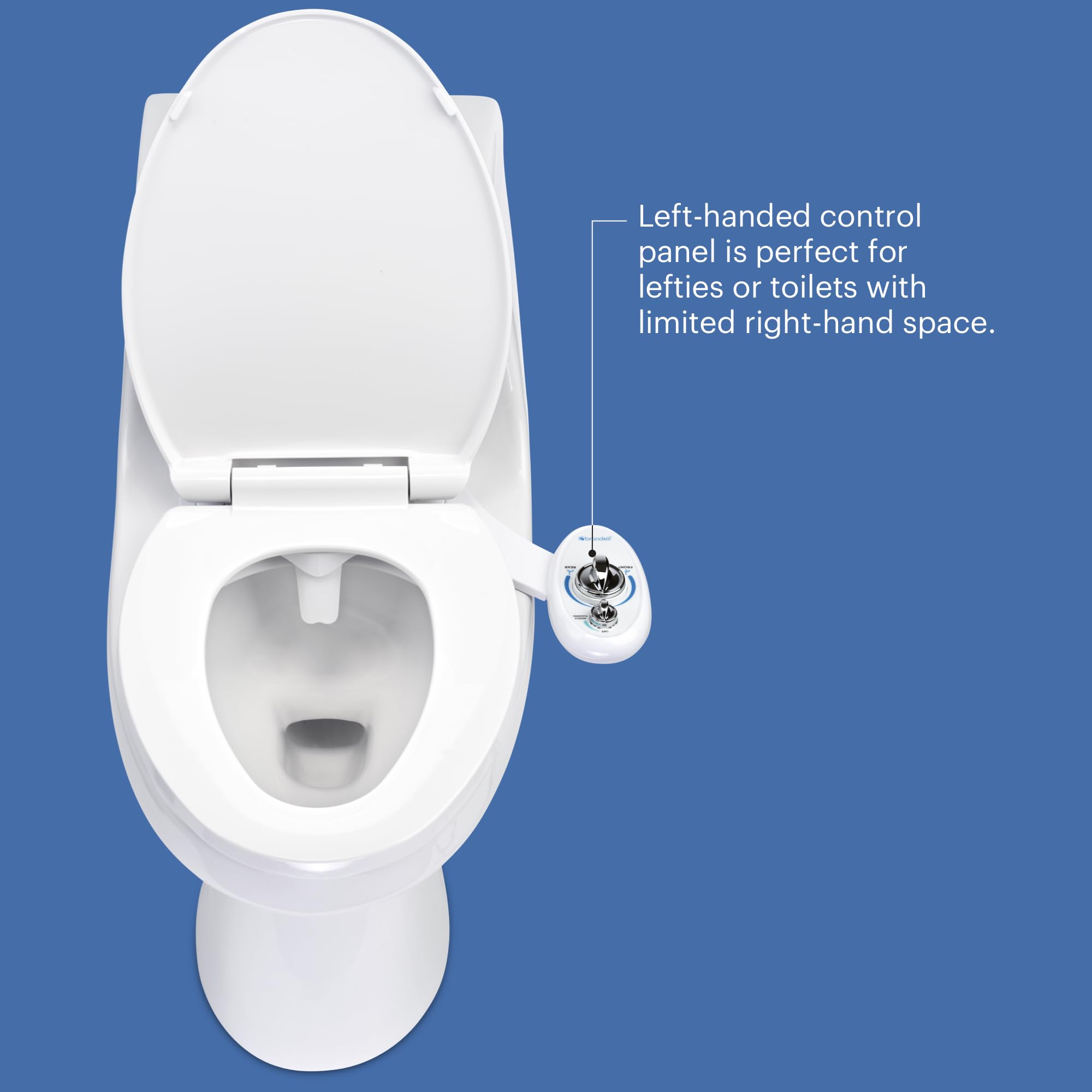 Brondell SouthSpa metal braided hose ensures flexible, long-lasting hookup
