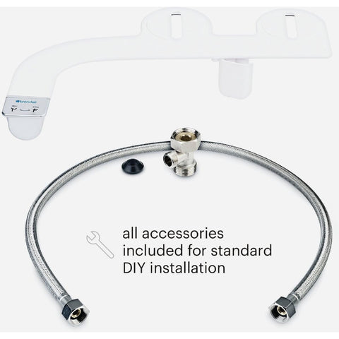Brondell SS-250 tool-free installation in minutes.