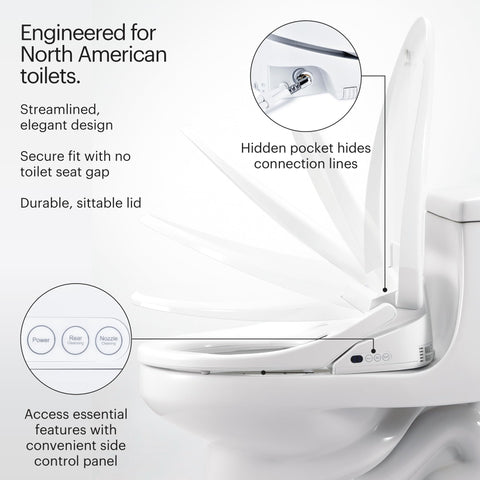 Brondell Swash 1400 dual stainless steel nozzles: durable hygiene option