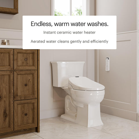 Brondell Swash 1400 heated seat: three temperature levels for personalized warmth